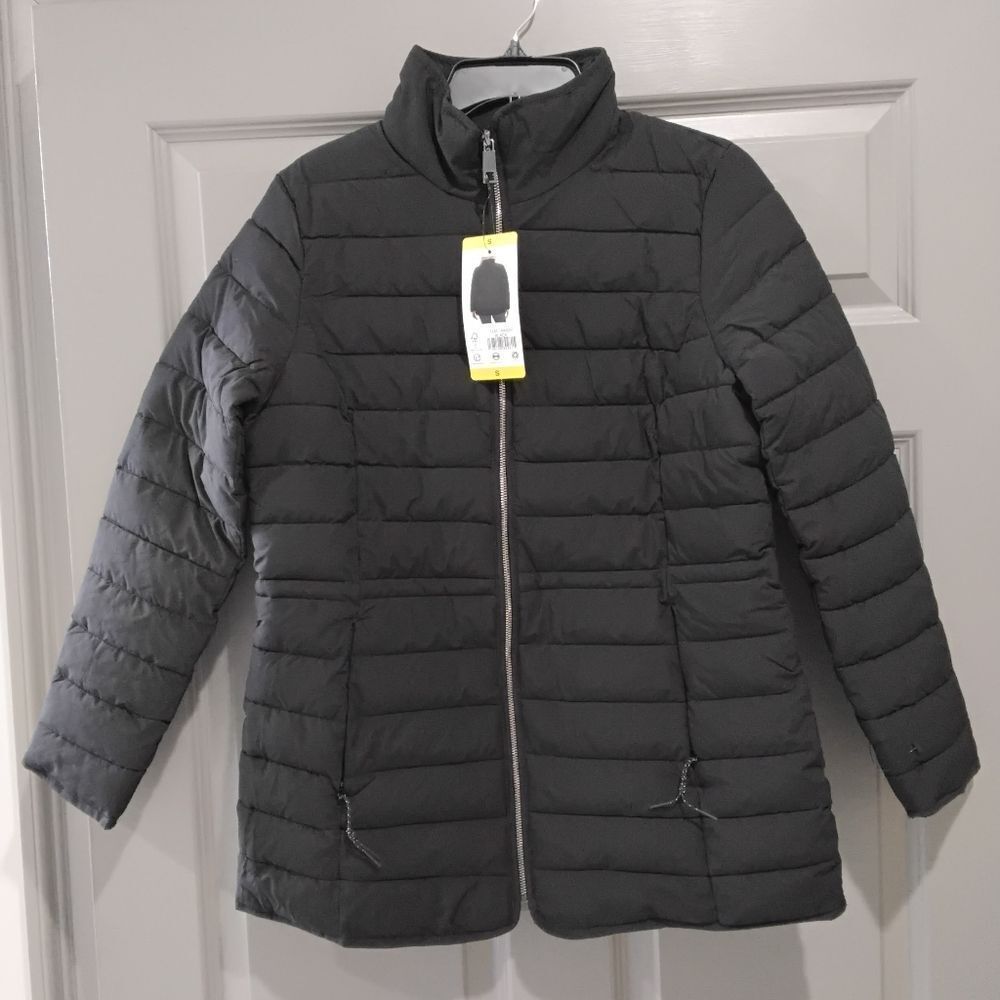 Nautica Womens Black Puffer Jacket